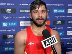 
      
      Siwach targets gold after storming into CWG boxing quarterfinals
      
      