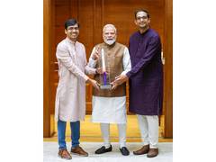 
      
      PM Modi meets Skyroot founders, discusses Vikram-1 success
      
      