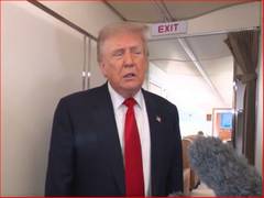 
      
      Trump says US 