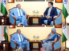 
      
      CEC Gyanesh Kumar meets Sri Lankan and Uzbek envoys in New Delhi
      
      