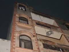 
      
      Three-storey building tilts; disaster management teams reach spot
      
      