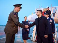 
      
      Ukrainian President arrives in US for Trump meeting
      
      
