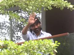 
      
      Dhanush greets fans gathered outside his residence on his bday
      
      