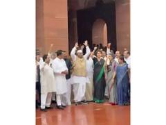 
      
      Opposition leaders to meet today to chalk out Parliament strategy
      
      