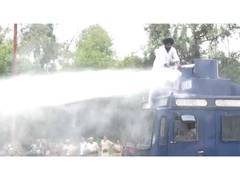 
      
      Akali Dal Waris Punjab De leaders, workers protest in Chandigarh,
      
      