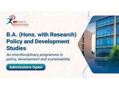 
      
      TERI SAS Launches BA in Policy and Development Studies
      
      