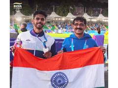 
      
      'Proud moment for Indian Athletics!': Mansukh Mandaviya
      
      