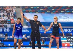 
      
      Nikita Sehrawat clinches 57kg silver; Kamna, Garima bag bronze
      
      