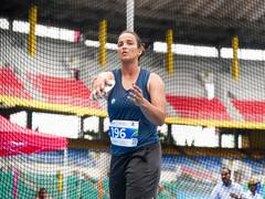 
      
      Kaliramna delivers stunning performance to win discus bronze
      
      