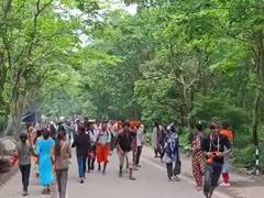 
      
      Devotees flock to Neelkanth Mahadev Temple
      
      