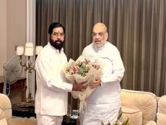 
      
      Maharashtra Dy CM Eknath Shinde holds courtesy meeting with Shah
      
      