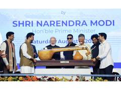 
      
      PM Modi receives handcrafted Bobbili Ekanda Veena
      
      