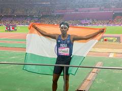 
      
      Praveen wins silver, Prabhu takes bronze in men's triple jump
      
      