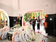 
      
      Former COAS General VN Sharma cremated with full military honours
      
      