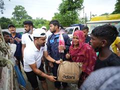 
      
      Gautam Adani's Rs 11 cr contribution bolsters Assam flood relief
      
      