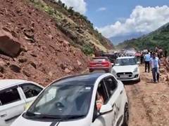 
      
      Controlled blasting clears massive boulders on highway in J-K
      
      