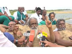 
      
      Tamil Nadu farmers stage sand protest in Tiruchirappalli
      
      