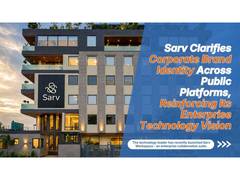 
      
      Sarv Clarifies Corporate Brand Identity Across Public Platforms
      
      
