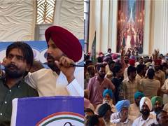 
      
      Punjab Congress rift deepens as Channi supporters raise slogans
      
      