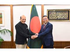 
      
      Bangladesh urges India to prevent Sheikh Hasina from making political speeches from Indian territory
      
      