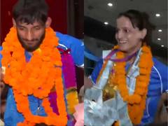
      
      Indian Judoka Asmita Dey receives warm welcome at IGI Airport
      
      