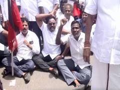
      
      Several detained as DMK cadres protest across Tamil Nadu
      
      