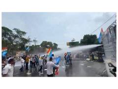 
      
      NSUI workers march to CM House in Patna
      
      