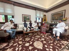 
      
      West Bengal CM Suvendu Adhikari meets Nirmala Sitharaman
      
      