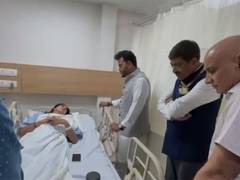 
      
      Ram Mohan Naidu visits injured Air India flight passengers
      
      