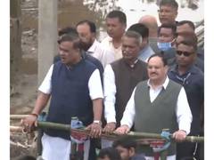 
      
      JP Nadda visits flood-hit Sivasagar in Assam
      
      