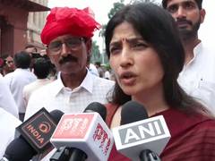 
      
      Dimple Yadav slams HM Amit Shah for 'avoiding' House
      
      