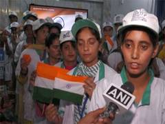 
      
      Udhampur women stitch Tricolours for 'Har Ghar Tiranga'
      
      