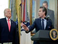 "Fake news!": White House rubbishes report of Trump-Hegseth clash over US munitions shortages