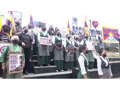 
      
      TWA stages silent protest in Dharamshala
      
      