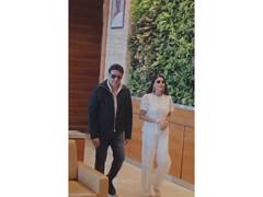 
      
      Govinda, Rani Swarnkar spotted together at Mumbai Airport
      
      