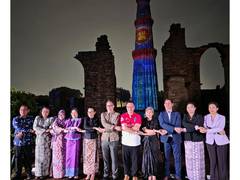 
      
      Singapore High Commissioner marks ASEAN Day at Qutub Minar
      
      