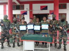 
      
      Four ULFA (I) cadres surrender in Arunachal’s Longding
      
      