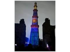 
      
      Qutub Minar lights up with ASEAN emblem on bloc’s anniversary 
      
      