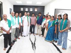 
      
      TN: Agricultural associations meet LoP Udhayanidhi Stalin
      
      