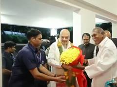 
      
      Amit Shah in Puducherry on two-day visit
      
      