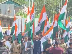 
      
      J-K: Tiranga rally organised in Pulwama
      
      