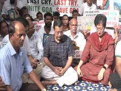 
      
      Arvind Kejriwal demands Karapur project cancellation
      
      
