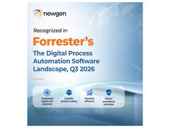 
      
      Newgen Software Recognized in The Digital Process Automation
      
      