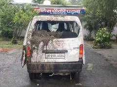 
      
      9 died, 2 rescued after car swept away in overflowing drain in MP
      
      