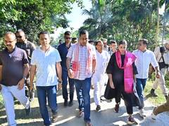 
      
      Assam Finance Minister inspects flood-damaged embankments
      
      
