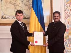 
      
      India’s Ambassador-designate to Ukraine Anjani Kumar presents...
      
      