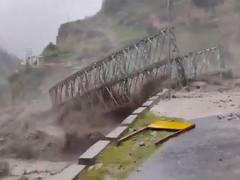 
      
      NDRF, SDRF teams reach, after Bailey bridge was washed away
      
      