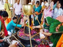 
      
      Devotees offer prayers on Sawan Shivratri
      
      