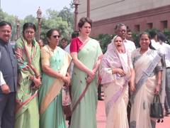 
      
      Congress, BJP hold counter-protests in Parliament
      
      