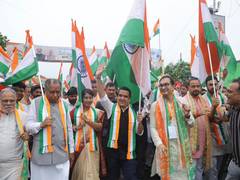 
      
      Gujarat Deputy CM Sanghavi flags off ‘Tiranga Yatra’ in Ahmedabad
      
      